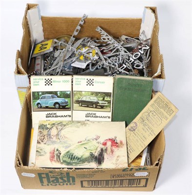 Lot 2014 - A Large Collection of Assorted Car Badges, including mainly 1950s onwards, a chrome AA badge,...