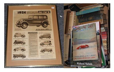 Lot 2070 - A Collection of Mainly 1940/50 Motoring Interest Books, to include: Romance Amongst Cars, The...