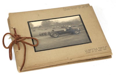 Lot 2078 - Motor Interest: Eighteen 1930s photograph prints from various race meetings to include The...