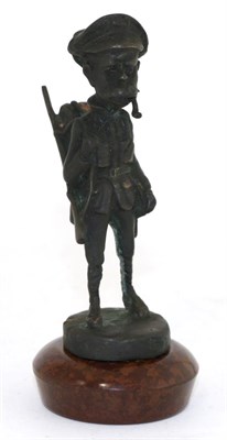 Lot 2079 - Old Bill: A Bronze World War I Standing ";Old Bill"; Mascot, featuring the famous Old Bill...