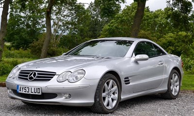 Lot 2163 - 2004 Mercedes SL500					 Registration number AY53 LUD Date of first registration ??/01/2004 Date of