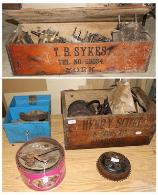 Lot 2181 - Quantity of BSA Spares Comprising; various gear boxes, clutch parts, brake shoes and rear...