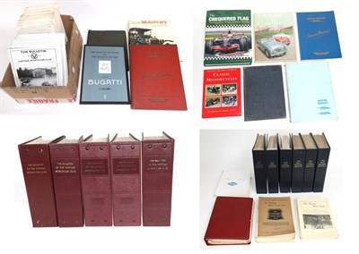 Lot 1068 - A Quantity of Car Related Books and Programmes, to include a selection of Vintage Sports-Car...