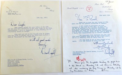 Lot 1069 - Donald Campbell Interest: A Signed Letter, on headed paper dated 18th May 1950, Dear Douglas,...