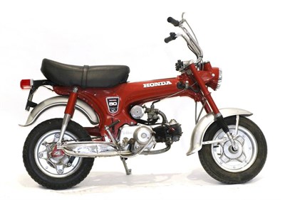 Lot 1156 - Honda ST50 49cc Honda ST50  Registered: 08/06/71  Over all in good condition.  Paint in good...