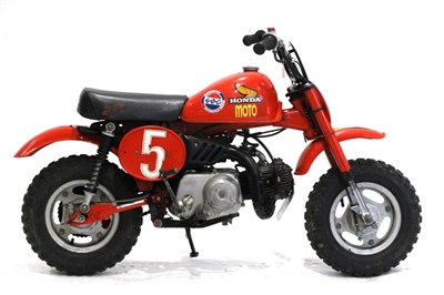 Lot 1157 - Honda Z50R 1980 49cc  Off road version of the famous Honda Z50 Monkey Bike 3 speed semi auto....