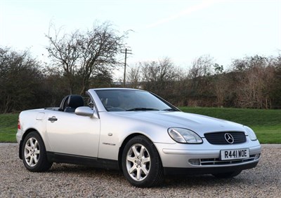 Lot 1167 - 1998 Mercedes SLK 230 Kompressor auto Registration number: R441 WOE Date of first registration:...