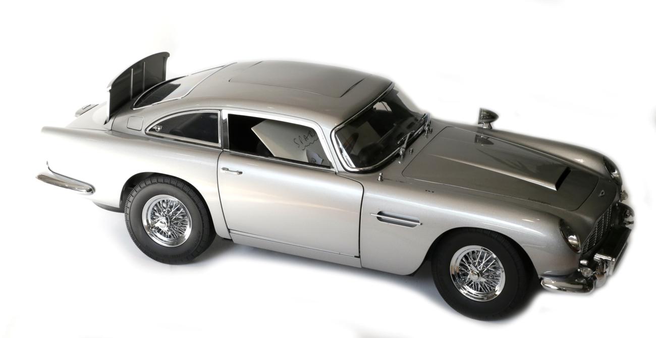 Lot 74 - G E Fabbri Constructed Kit James Bond Aston Martin DB5 professionally constructed, with parts...