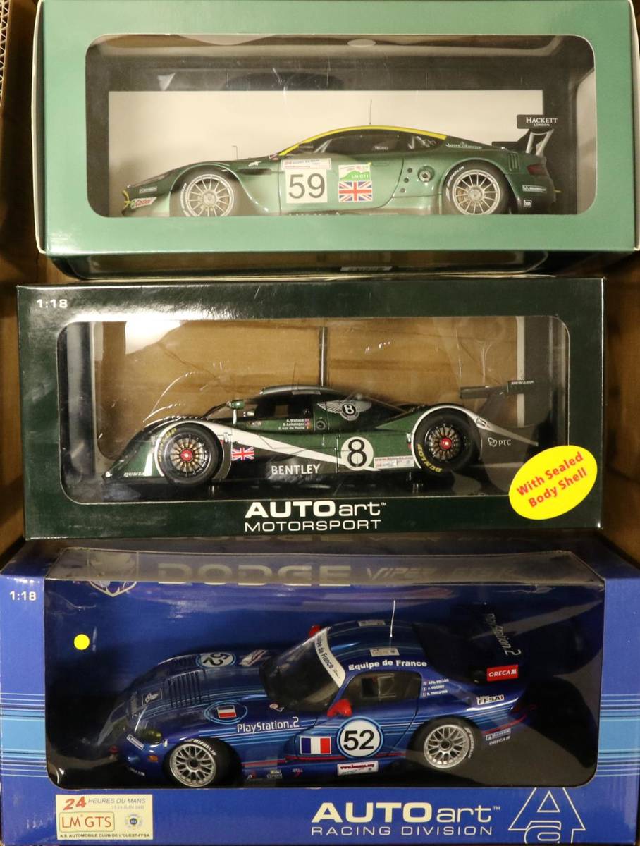 Lot 76 - Autoart Le Mans 24 Hour 1:18 Scale Models Aston Martin Racing limited edition DBR9 no.1888 of 3000