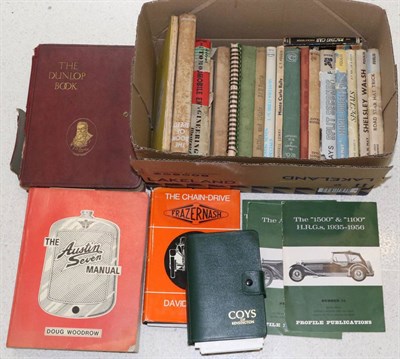 Lot 123 - Vintage Car Interest: Twenty-Eight Volumes, to include: Doug Woodrow The Austin 7 Manual Ed Burrow
