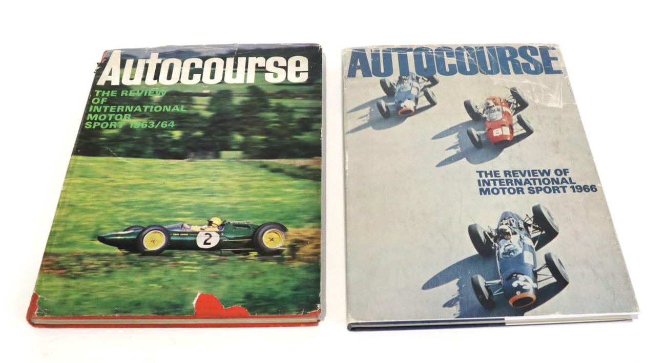 Lot 125 - Autocourse: A Review of International Motor Sport, 1963-64 author Bill Gavin, hardback, with...