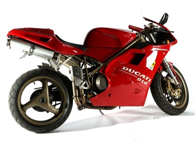Lot 251 - Ducati 916 Biposta	 Registration number: R999 ASK  Date of first registration: 25 01 1998...