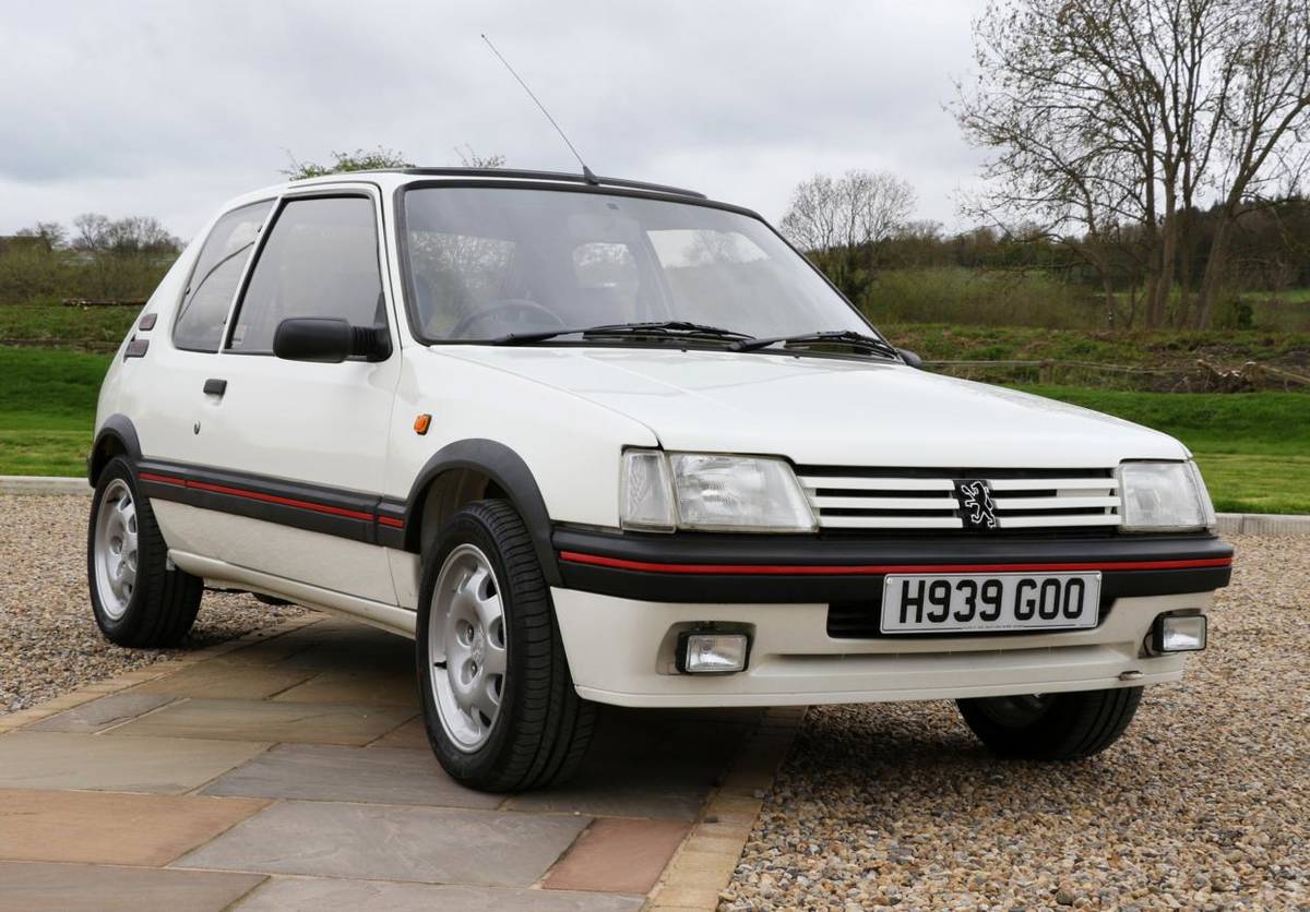 Lot 273 - 1990 Peugeot 205 1.9 GTI  Registration Number: H939 GOO Date of first registration: 10 08 1990...