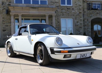 Lot 289 - 1984 Porsche 911 Sport Carrera Convertible Registration number: 3 AYJ (cherished registration) Date