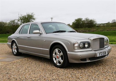 Lot 292 - 2001 Bentley Arnage Red Label Auto Registration number: X72 EGN Date of first registration: 01...