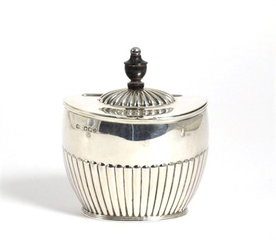 Lot 24 - A Late Victorian Silver Sugar Box or Tea Caddy, Atkin Brothers, Sheffield 1896, with part...