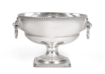 Lot 54 - A Twin Handled Silver Pedestal Bowl, Atkin Bros., Sheffield 1938, with egg and dart borders,...