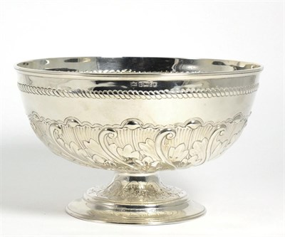 Lot 242 - A Victorian Silver Bowl, Mappin & Webb (John Newton Mappin), Sheffield 1885, chased with...