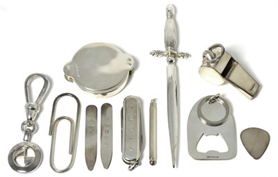 Lot 264 - A Group of Modern Silver Accessories, various dates and makers, all circa 2000-10, comprising:...