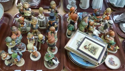Lot 449 - A group of Hummel figures (two trays)