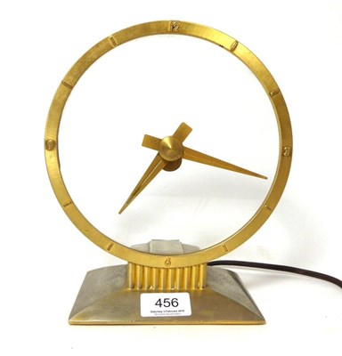 Lot 456 - An Art Deco Jefferson Golden hour electric mystery clock