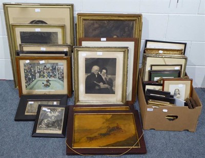 Lot 1088 - A large quantity of mostly 19th century engravings and other prints (qty)