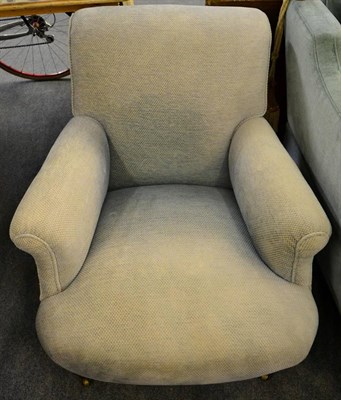 Lot 1210 - A 19th century framed easy chair in the Howard & Sons style