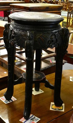 Lot 1231 - A Chinese jardiniere stand