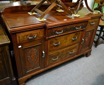 Lot 1245 - A mahogany sideboard