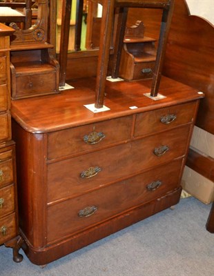 Lot 1254 - A late Victorian dressing chest