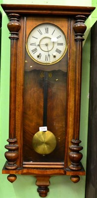 Lot 1256 - A 19th century regulator wall clock