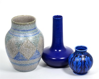 Lot 2 - Three Royal Lancastrian pottery vases