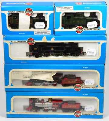 Lot 149 - Airfix OO Gauge Locomotives 54171 4-4-0 Union Pacific, 54170 4-4-0 Central Pacific Jupiter, 2x54153