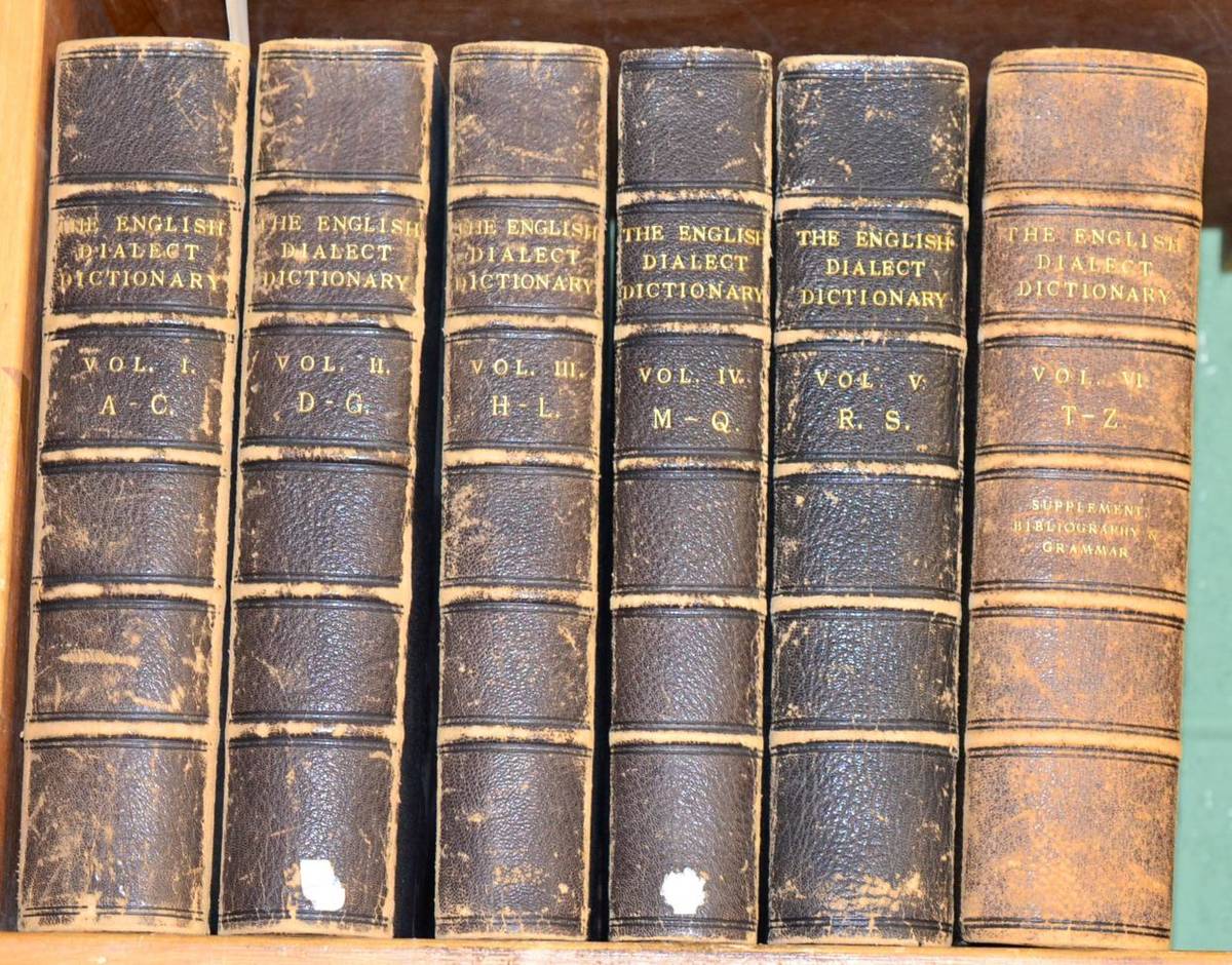 Lot 152 - Wright (Joseph), The English Dialect Dictionary .., 1898, six volumes, quarto, half morocco (ex...