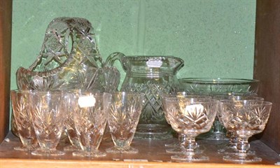 Lot 154 - A group of Stuart crystal table glasses; together with various further cut glass