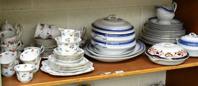 Lot 180 - Losol ware Claremont dinner service, a Paragon Minuet teaset and a Foley china teaset