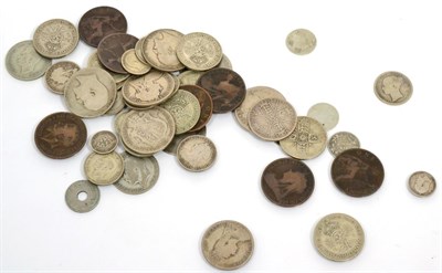 Lot 222 - A group of GB coinage, Victorian and later pre 1946