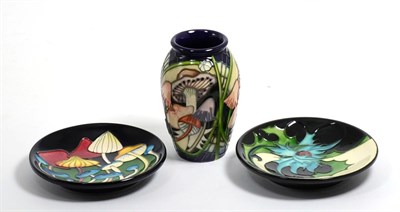 Lot 256 - Three pieces of modern Moorcroft (boxed)
