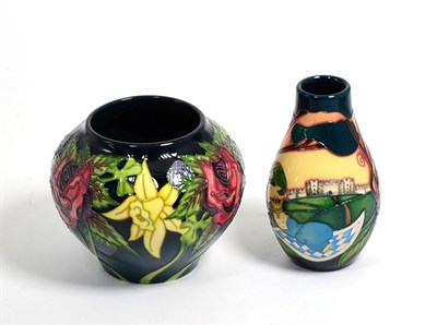 Lot 258 - Two Moorcroft vases Diamond Jubilee and a Royal Arrival