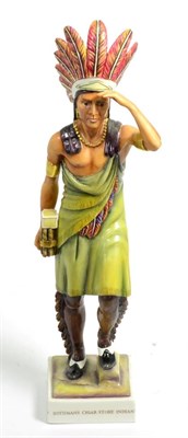 Lot 265 - A Royal Worcester 'Replica of the 19th century Cigar Store Indian at Rothman's London Offices'...