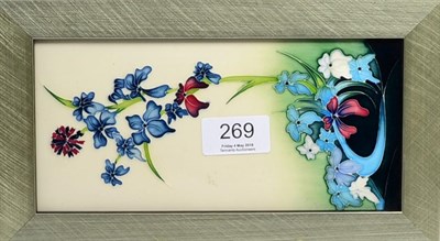 Lot 269 - A Moorcroft plaque (boxed)