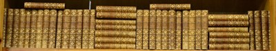 Lot 298 - Scott's Waverley Novels, forty five half calf and board bound volumes circa 1879