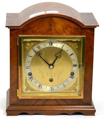 Lot 382 - A mahogany cased Elliott chiming table clock