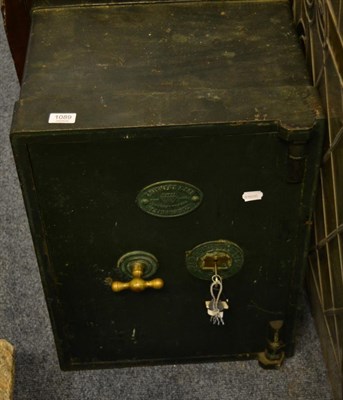 Lot 1089 - A Withers & Son, West Bromwich cast iron safe