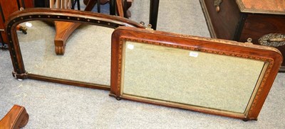 Lot 1107 - Two Victorian mirrors