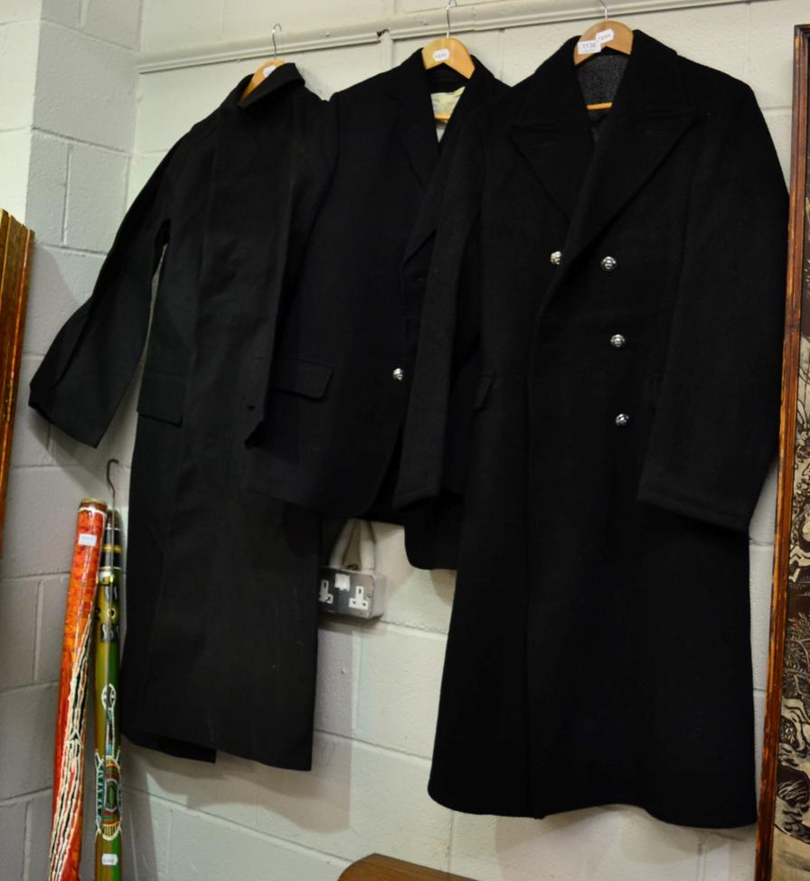 Lot 1136 - A British Railways mackintosh coat with