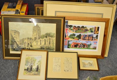 Lot 1153 - A quantity of prints including scenes of Yorkshire etc (14)