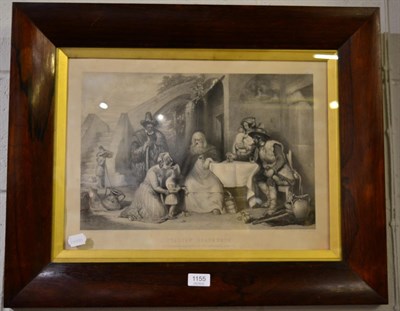 Lot 1155 - A 19th century black and white engraving by William Miller after Scott Lauder, ";Italian...