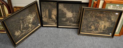 Lot 1170 - Two pairs of 19th century prints (4)