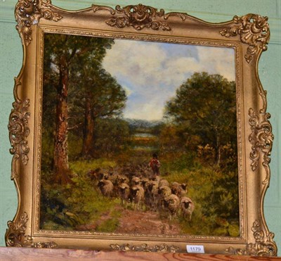 Lot 1179 - David Williams (19th century) 'Welsh View' signed and dated 18(?), oil on canvas, part label verso